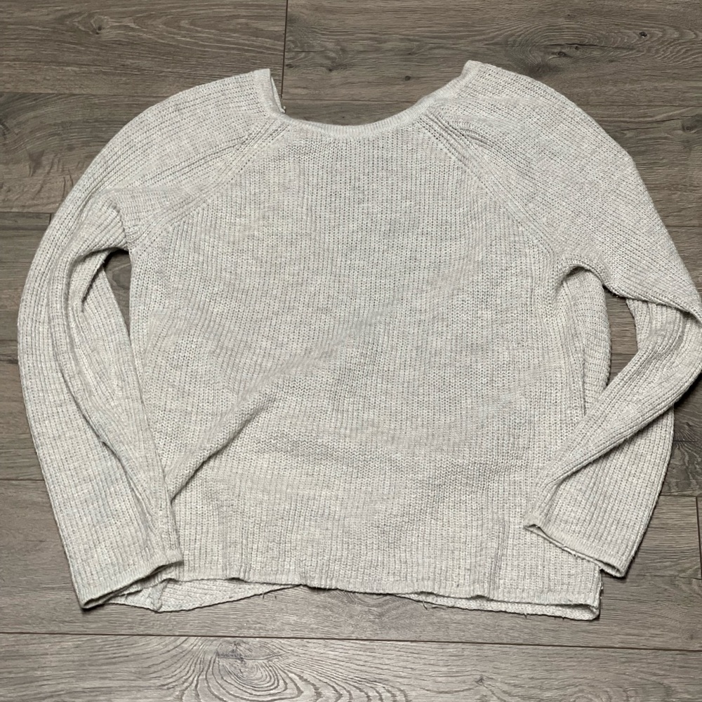 Aerie Open Back Sweater